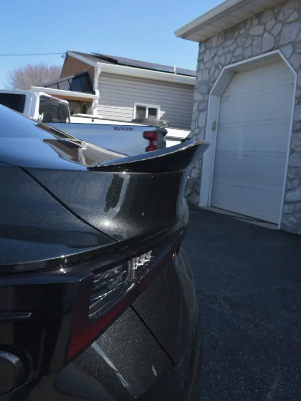 Lexus rear spoiler and tail light polished